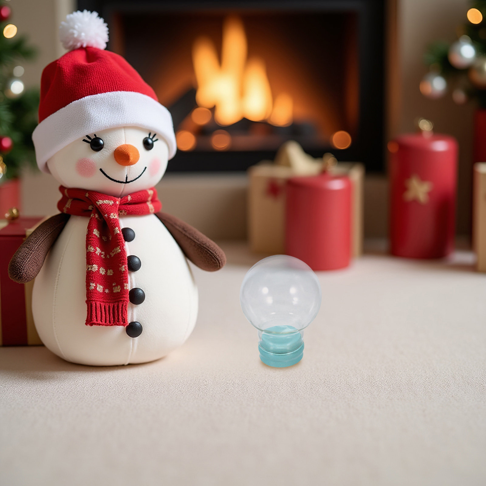 Plastic Dome Clear - 2Pcs Premium Thickened Transparent Snow Globe