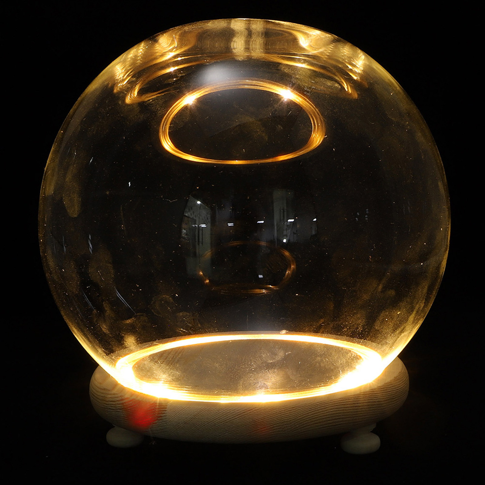 Clear Glass Dome Display Cover - Plastic Dome Clear recension och pris