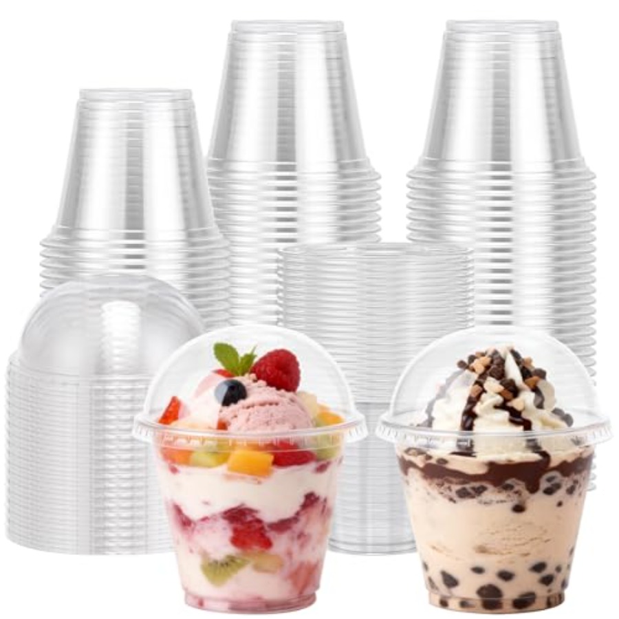 200 Pack 9 oz Clear Plastic Cu - Plastic Dome Clear recension och pris