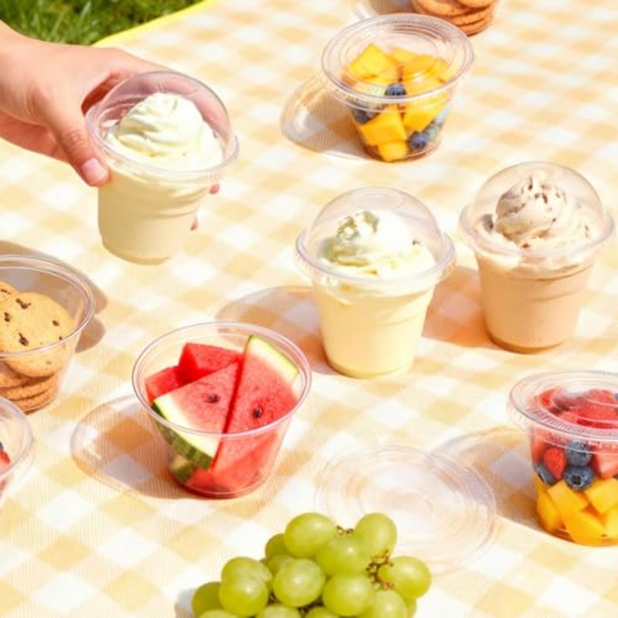200 Pack 9 oz Clear Plastic Cu - Plastic Dome Clear recension och pris