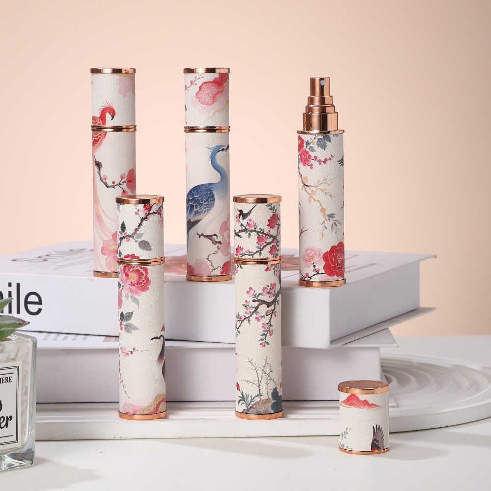 Portable PU Leather Perfume Bo - Misting Bottle Fine recension och pris