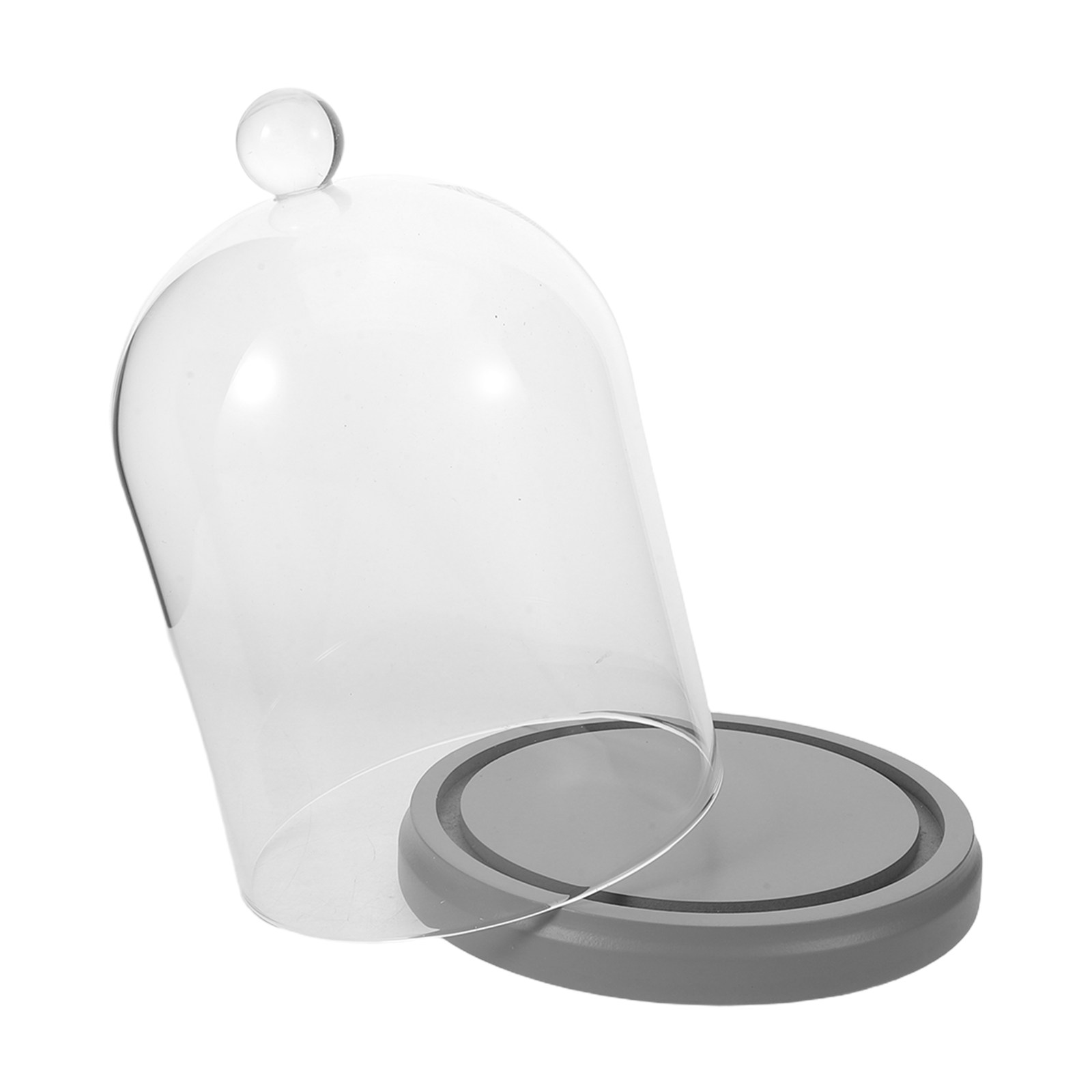 Glass Dome Cloche Clear Bell J - Plastic Dome Clear recension och pris