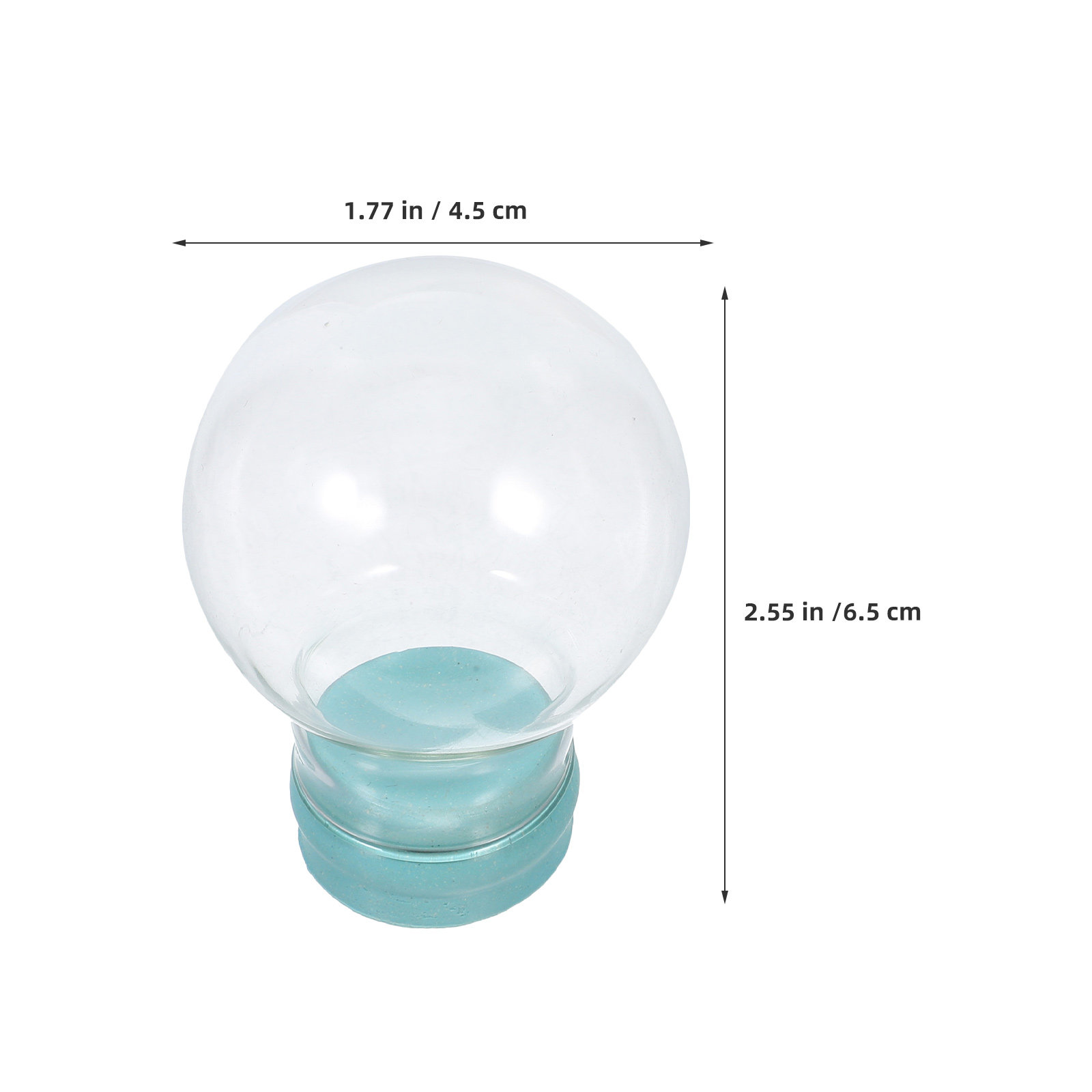 2Pcs Premium Thickened Transpa - Plastic Dome Clear recension och pris