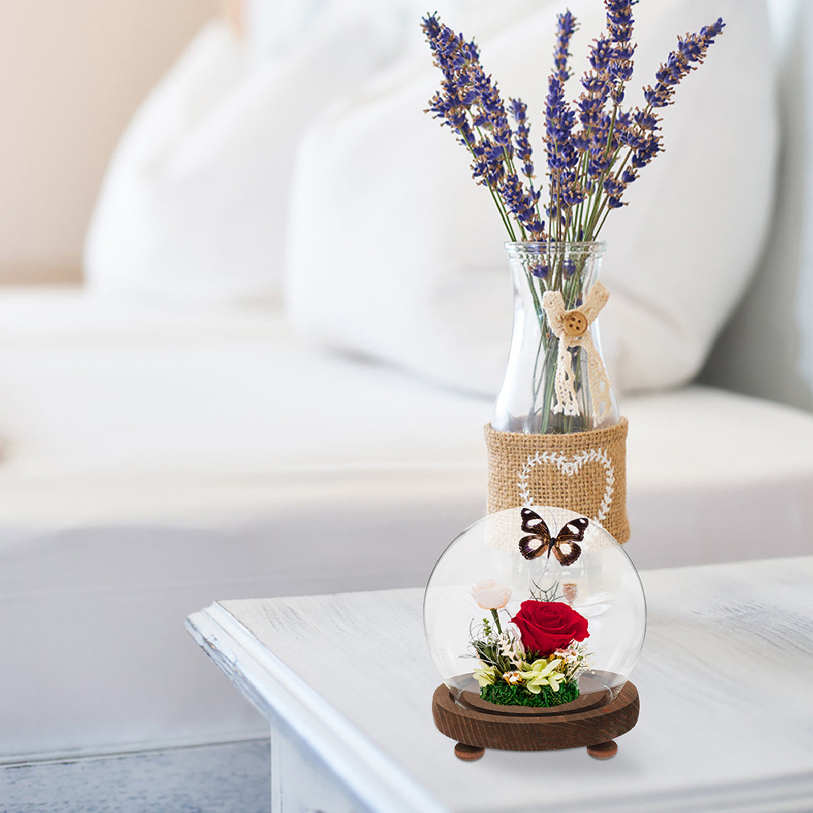 Spherical Glass Cover Ornament - Plastic Dome Clear recension och pris