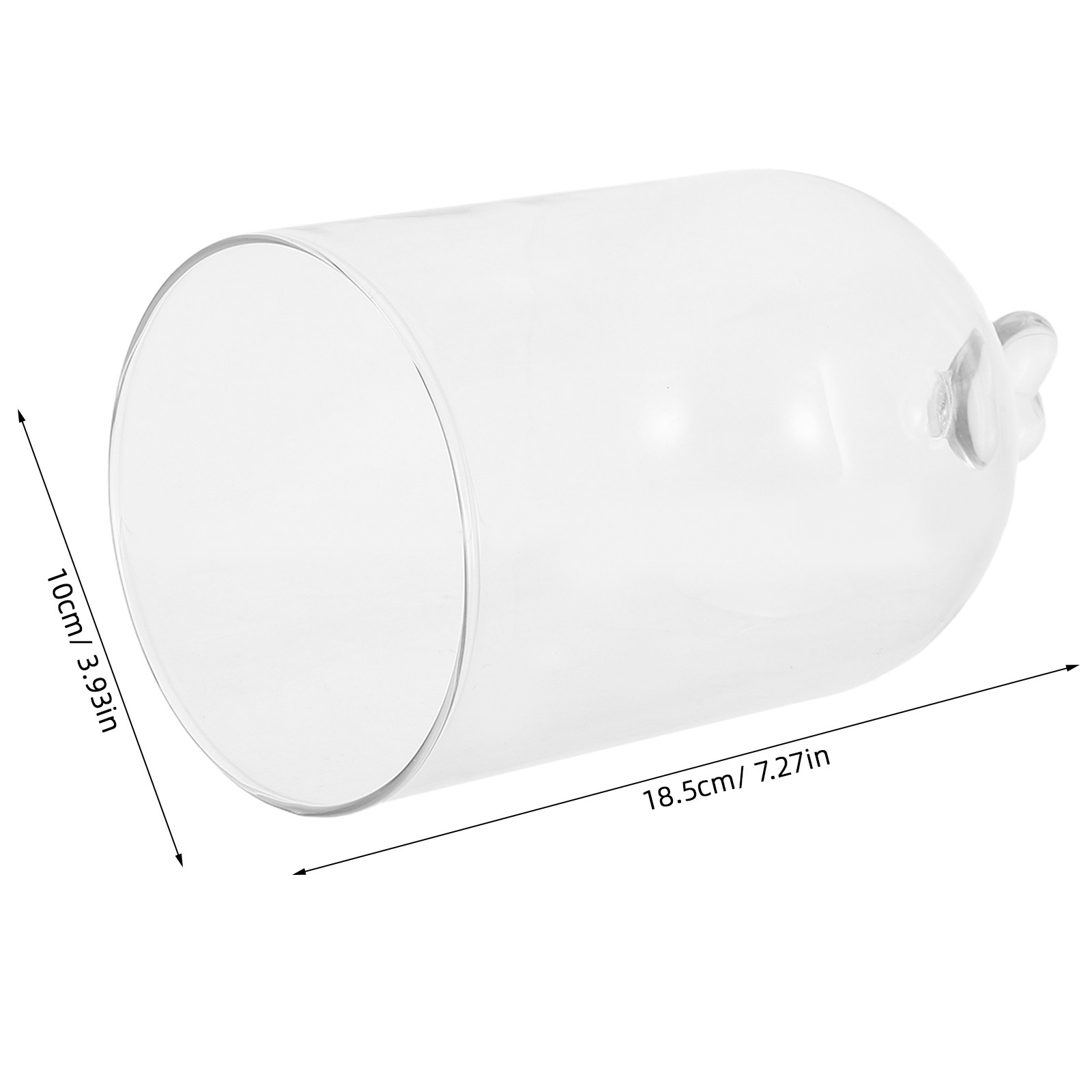 Glass Cloche 6.3x4 Transparent - Plastic Dome Clear recension och pris