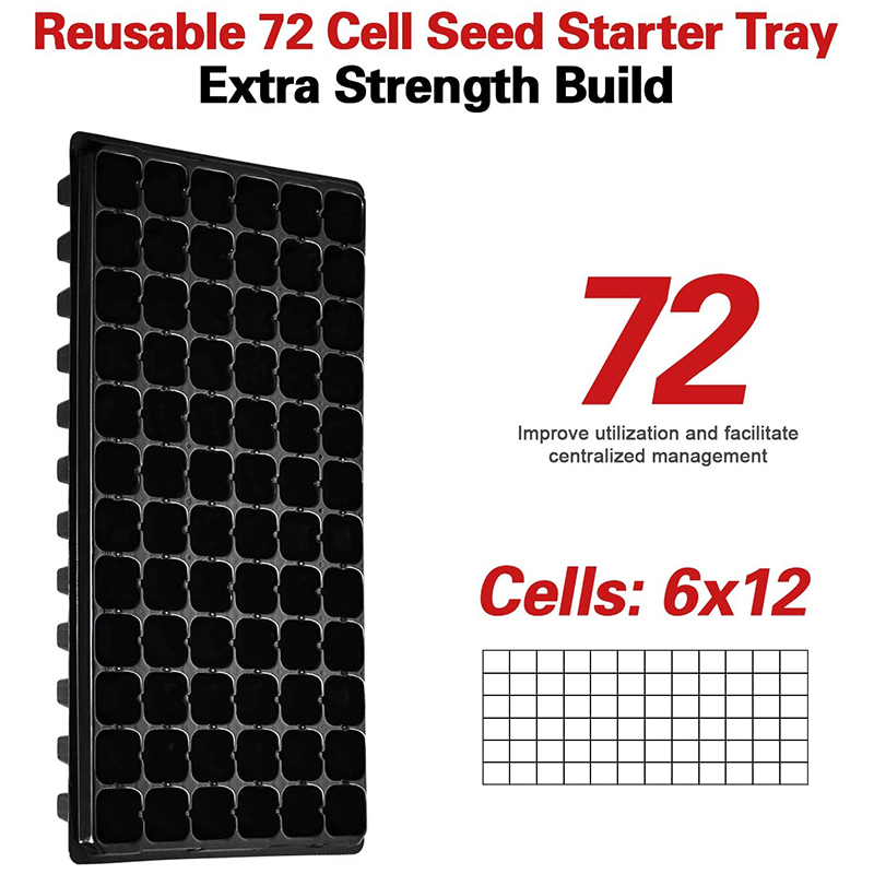 B84B-10 Pack Seed Starter Tray - Propagation Tray 72 recension och pris