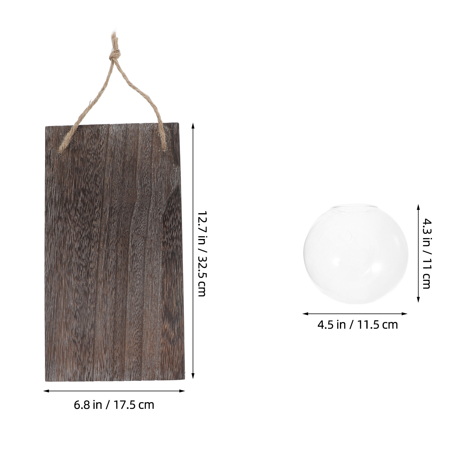 Wall Mounted Glass Vase Hangin - Propagation Station Vase recension och pris