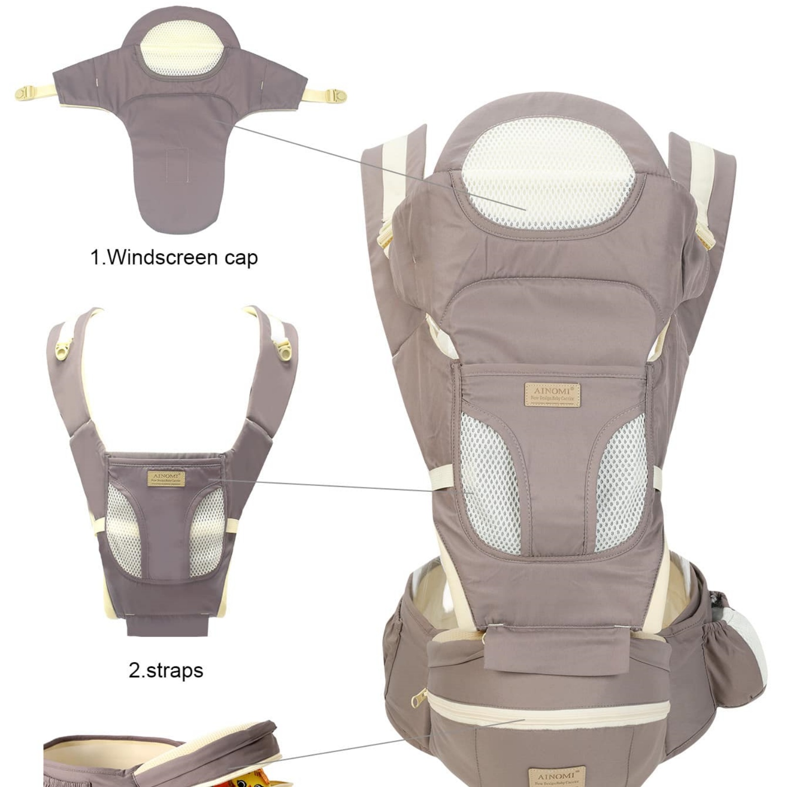 ErgoBaby Carrier with Hip Seat - Rooting Gel Clone recension och pris