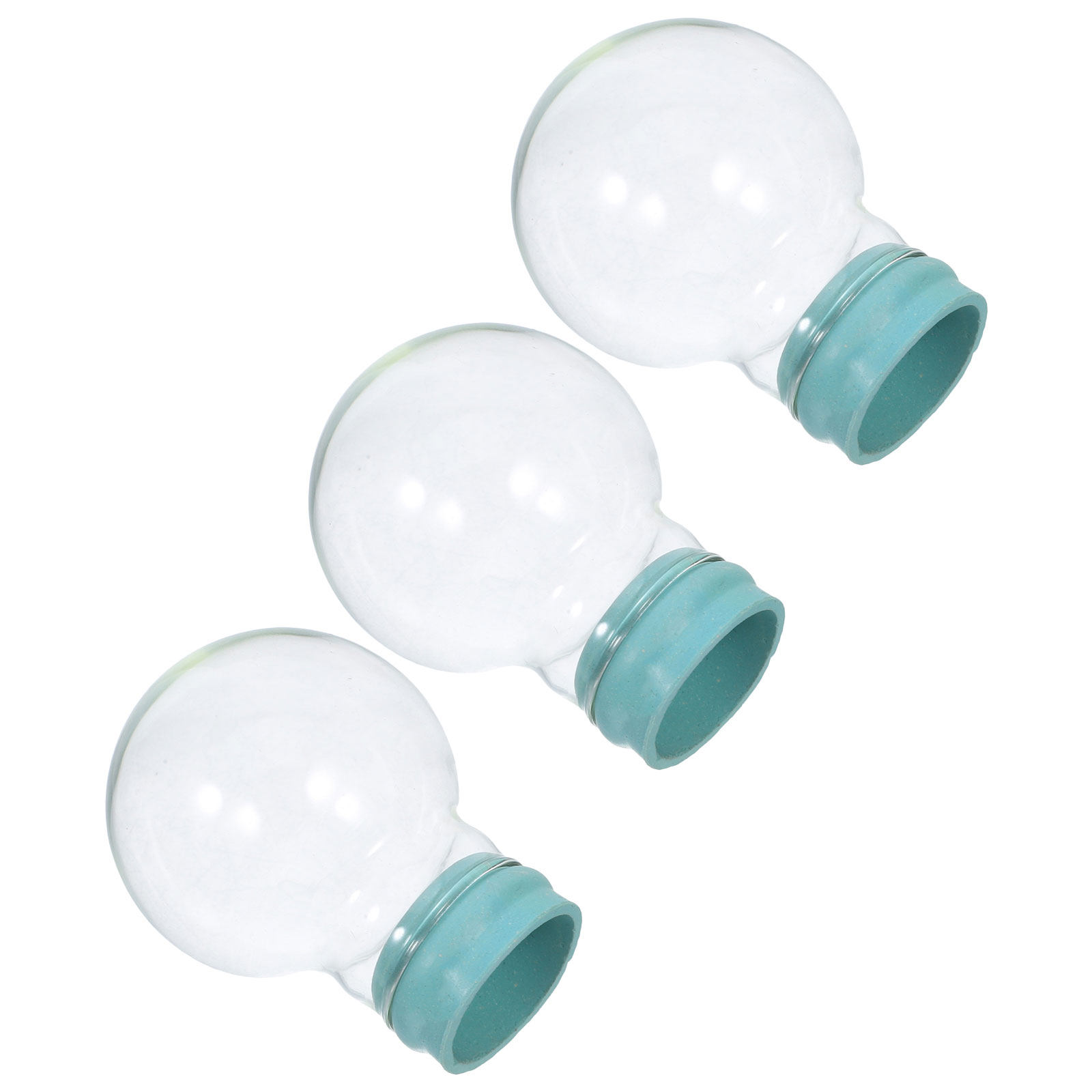 3Pcs Empty Snow Globe Glass Do - Plastic Dome Clear recension och pris