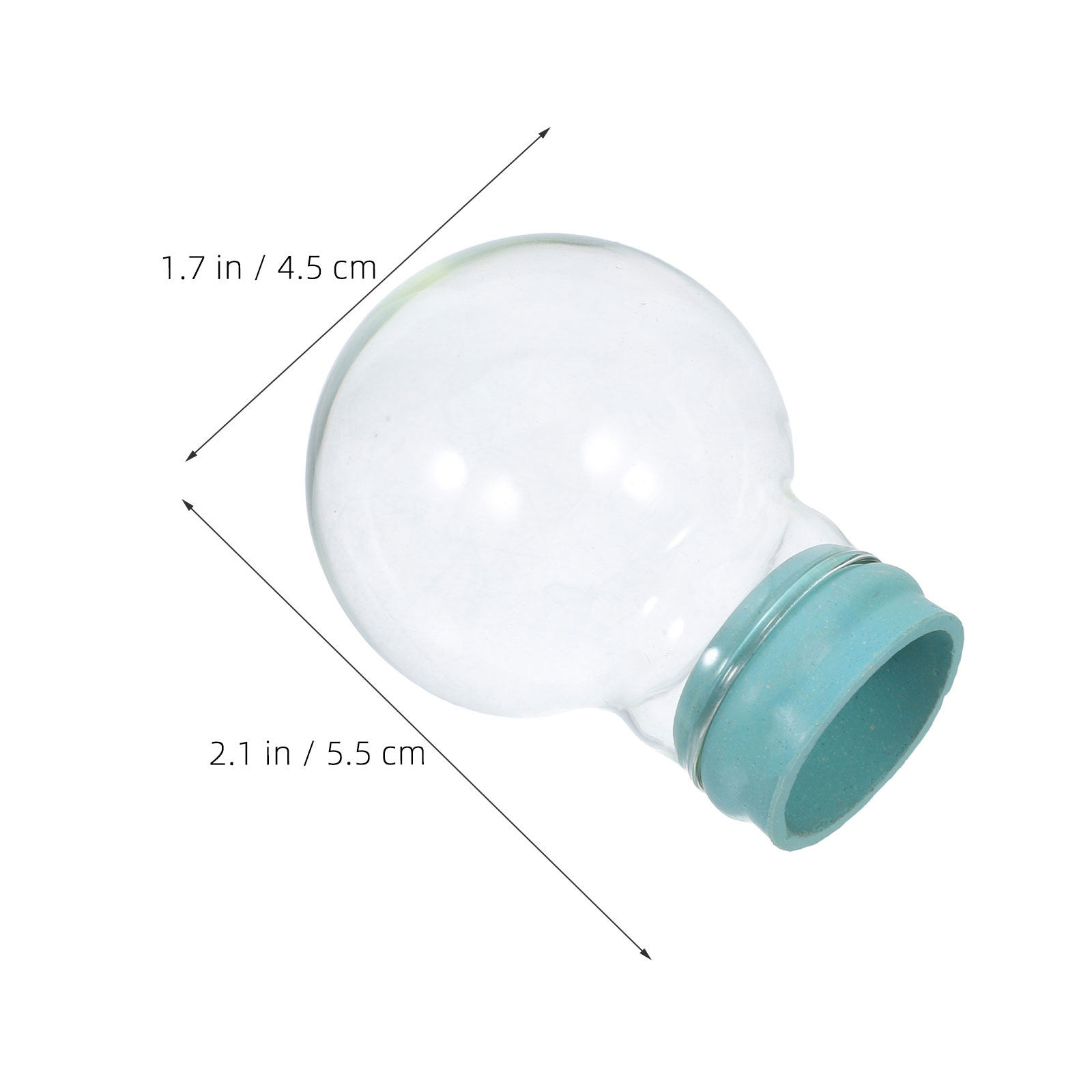 3Pcs Empty Snow Globe Glass Do - Plastic Dome Clear recension och pris