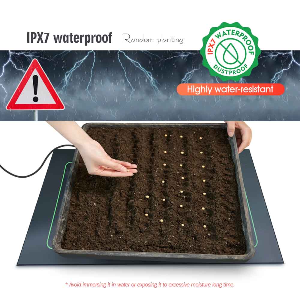 9-100W PVC Plants Heating Pad  - Heat Mat Seedling recension och pris