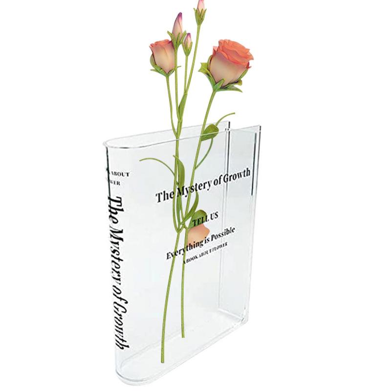 Clear Book Vase Aesthetic Acry - Propagation Station Vase recension och pris