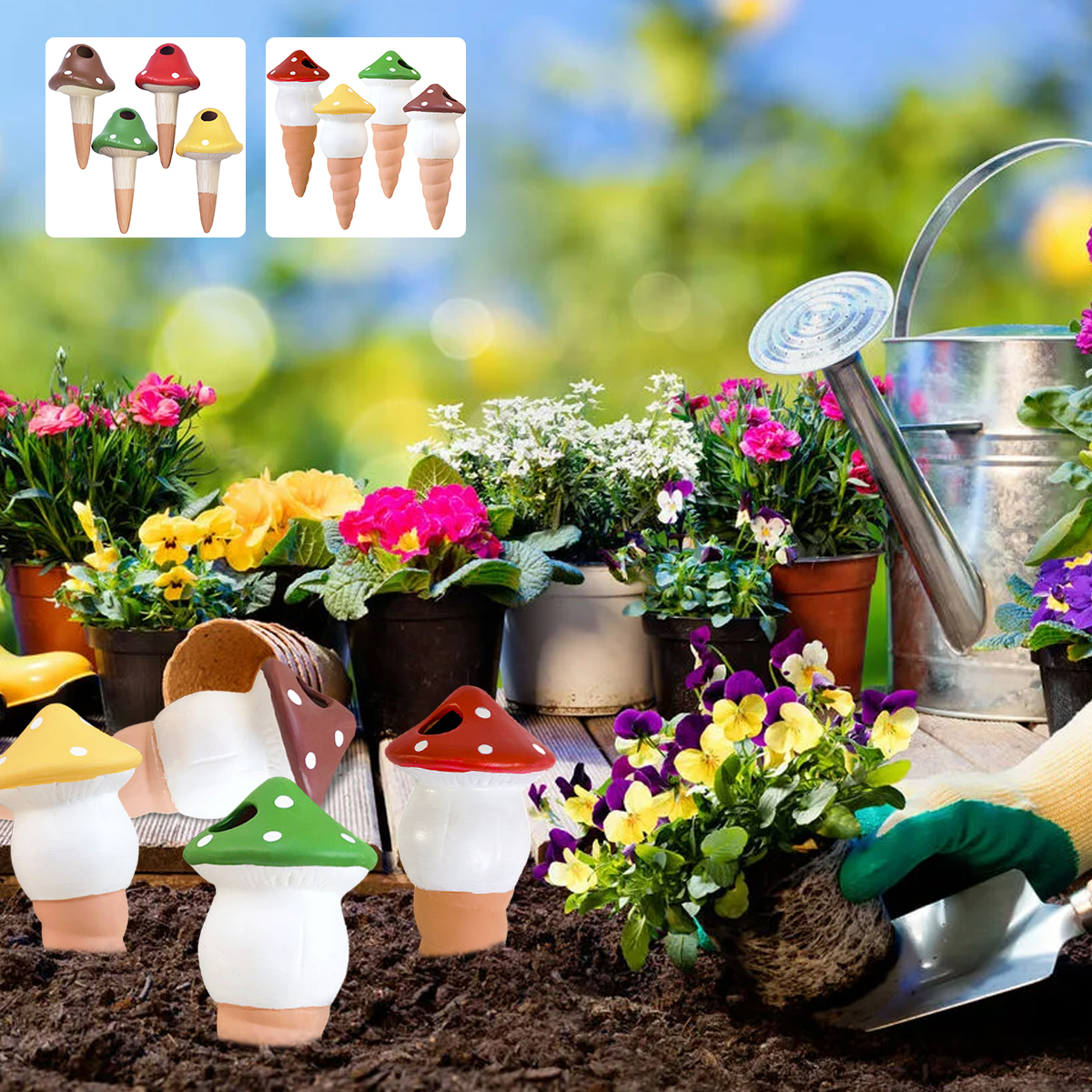 4Pcs Self-Watering Spikes Dive - Self Watering Insert recension och pris