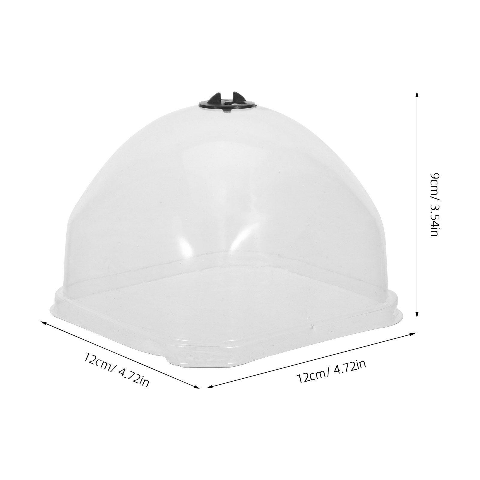 6Pcs Plant Cover Humidity Dome - Plastic Dome Clear recension och pris