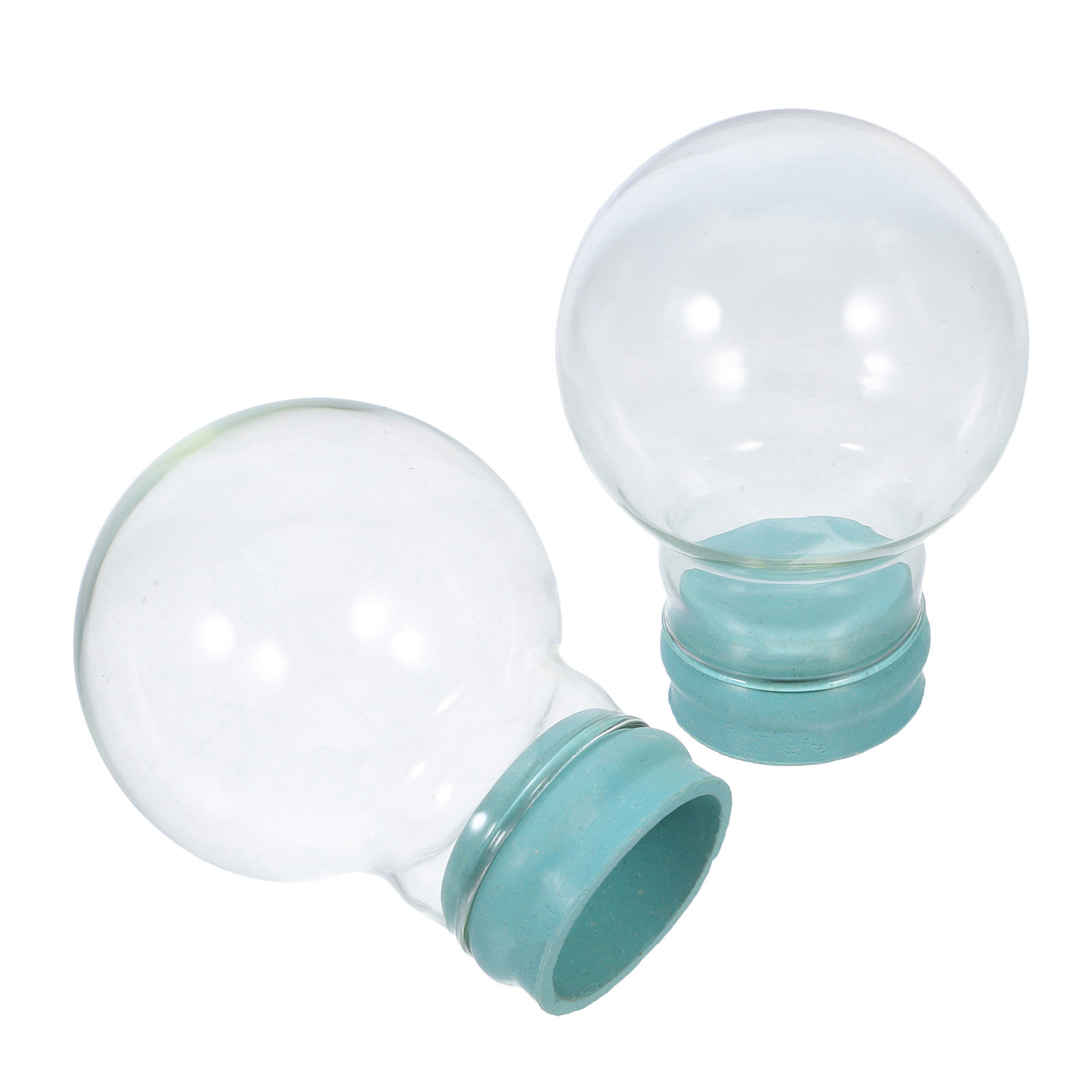 2Pcs Empty Snow Globe Jars Cle - Plastic Dome Clear recension och pris