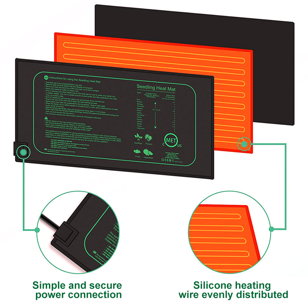 10/25/50CM Seedling Heat Mat I - Heat Mat Seedling recension och pris