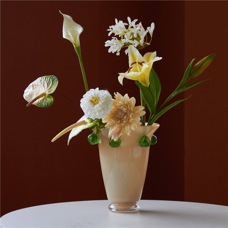 Colorful Round Bead Glass Vase - Propagation Station Vase recension och pris