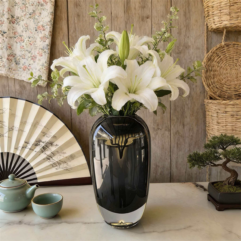Smoke Gray Glass Vase, Hydropo - Propagation Station Vase recension och pris