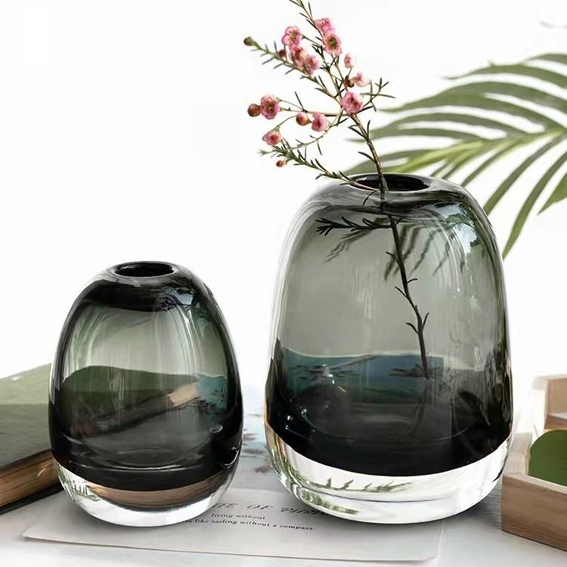 Smoke Gray Glass Vase, Hydropo - Propagation Station Vase recension och pris