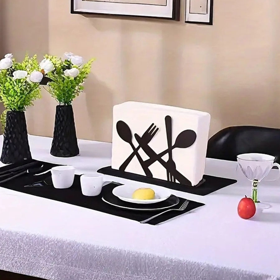 Iron Vertical Napkin Holder, T - Agar Tissue Culture recension och pris